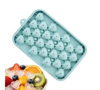 Silicone Heart Ice Molds - Flexible Freezing Tray for Drinks Desserts Entertaining | Food Grade Silicone Easy Release Design for Whiskey Coffee Cocktails Chocolate Candy Camping