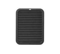 Silicone heat insulation pads, available in black, blue and light gray, can be used in multiple scenarios