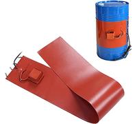 Silicone Heater Pad,Drum Heater Pad For 55 Gallons Barrel 200Liters Band Heater Pail Heater With Digital Display Control,Heavy Duty Metal Drum Heater, 20℃ To 300℃, HUANGHAIQIU