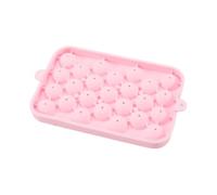 Silicone Ice Ball Tray - 25-Cavity Reusable Stackable With Removable Lid