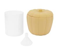 Silicone Ice Bucket with Lid | Pumpkin Design Drink Cooler for Champagne/Beer/Cocktails | Reusable & Portable Ice Fruit Storage for Home Bar/Pool Party