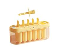 Silicone Ice Cream Molds |,Easy Release Ice Pop Mold | 6-Cavity Chilled Dessert Making For Families Summer Birthday Home Parties Playdates Camping Holiday Juice Milk Jam