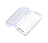 Silicone Ice Cube Bandeja 1.7L Gran capacidad | 72 cubitos de hielo en 1 congelación, a prueba de fugas con anillo de sellado | Forma de hielo segura para cócteles/whisky /