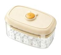 Silicone Ice Maker - Flexible Grid Freeze Trays, Refreshing Drink Cooler Tools with Rapid Extraction System, Food Grade BPA Free Protective Cover, Ideal for Workplace Kitchen Camping RV Travel