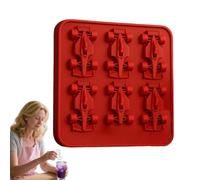 Silicone Ice Mold - 6-Hole Race Car Cube Tray | Reusable 3D Maker For Whiskey, Juice, Cocktails | Easy To Unmold And Clean Kitchen Gadget For Drinks Beverages Gift Kitchen