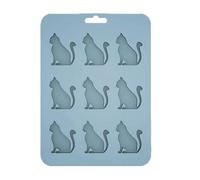 Silicone Ice Mold - 9 Cavity Cat Tray | Food Grade Freezer Mold