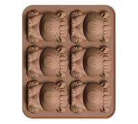 Silicone Ice Mold Food-Grade Capybara - Easy Release 6 Cavities Cute Ice