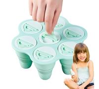 Silicone Ice Pop Maker - Child Friendly Snack Mould, Quick Demoulding Soft Candy Form, Durable Reusable Tray, Non Stick Summer Treat Kit | Refreshment Accessory For Home Gathe