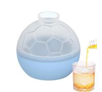 Silicone Ice Sphere Tray, Football Shape Novelty, Round Container Mold with Reliable Grip, Freezer Utility with Sl inish, Contemporary Accessory with Fashion Design, Cooling Tool for Family