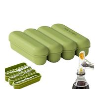 Silicone Ice Stick Mold - Narrow Cube Tray For Insulated Flasks | Flexible Sticks Trays Whisky, Cocktails & Beverages,Kitchen Tool, Dishwasher Safe & Water Bottle