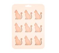 Silicone Ice Tray - 9 Cavity Cat Shape, Food Grade Mold