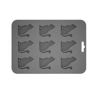 Silicone Ice Tray - 9 Cavity Cat Shape, Food Grade Mold
