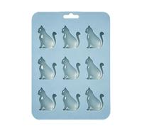 Silicone Ice Tray - 9 Cavity Cat Shape, Food Grade Mold