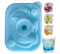 Silicone Ice Tray, Highland Cattle Mold Cubes, 3.15x2.36x1.97 Inches Freezer Tray with Easy Release, Food Grade Silicone, Ice Mold with Cute Design, Drink Chiller Tool for Whiskey and Juice
