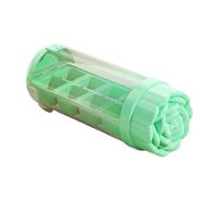 Silicone Ice Trays For Freezer - 8 Grid Flower Bottle Mold With Lid Maker For Iced Coffee Tea Cocktails Whiskey Juice Beverage Home Kitchen