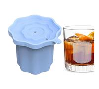 Silicone Ice Tube Maker, Stackable Cylinder Freezer Mold, 3.34 Inches BPA Frees Drink Cooling Cup Design, Slow Melting Beverage Ice Tool, Reusable Cocktail Chiller Kit, Kitchen Party Camping Drink Use