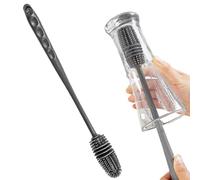 Silicone Kids Bottle Brush - PP Silicone 3x32cm 1.18x12.6in Long Handle Soft Bottłe Cleaner Brush | Insulated Water Bottle Scrubber Cleaning Tool For Kids Bottles Milk Bottles