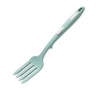 Silicone Kitchen Fork Utensil - Heat Resistant Anti Slip Grip Soft Tip Design, 11.61x2.09 inches Scraping Serving Mixing Handling Tasks, Flexible Non Scratch Food Tool | Home Daily Meal Prep Use