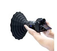 Silicone Lens Hood Anti Reflection Lens Hood for Diameter 53-72mm Lens Foldable Reversible Lens Shade for Canon RF 35mm EF-S 10-18 EF 50mm