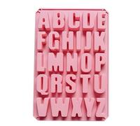 Silicone Letters Mold - Soft Texture Alphabet Maker, Easy Clean Baking Tray, Letter Form Tool, Candy Chocolate Shaping, Heat Resistant Structure Design For Jelly Dessert Formation |