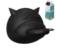 Silicone Lid - Bottle Cover, Cow-Shaped 3D Printed Leak-Proof Cap, Milk Box Cover for Car Travel, Camping Gym Hiking Picnic, Home Vacation Use, Daily Holiday Drink Protection Kit