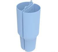 Silicone Liner Insert for 40oz Tumbler Dual Layer(blue) | Dual compartment design, separates drinks and snacks, fits 40oz tumblers, safe daily use