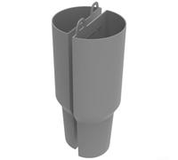 Silicone Liner Insert for 40oz Tumbler Dual Layer(gray) | Dual compartment design, separates drinks and snacks, fits 40oz tumblers, safe daily use