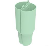 Silicone Liner Insert for 40oz Tumbler Dual Layer(green) | Dual compartment design, separates drinks and snacks, fits 40oz tumblers, safe daily use