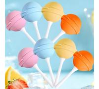 Silicone Lollipop Mold Ice Cream Maker, Reusable Silicone Ice Lolly Moulds with Sticks, DIY Creative Ice Cream Mould for Summer Parties,Easy Release Yogurt & Frozen Treats Molds (8Pcs)
