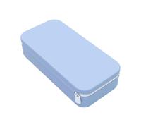 Silicone Makeup Bag, Portable Cosmetic Holder, Travel Size Toiletry Case, Makeup Brush Organizer, Sturdy Design, (1 Piece, Blue), Ideal For Storing Skin Cares and Toiletries