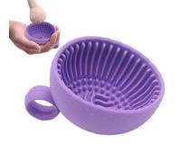 Silicone Makeup Brush Cleaner Bowl,Kosmetikpinsel Cleaner,Reinigungsschale für Puderpuff | für Damen Ehefrauen Mütter Schönheitsliebhaber Reisende Profis Zuhause Salon Alltag Hotelreise
