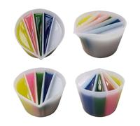 Silicone Mixing Cups - Split Cups for Resin Liquid Measure
