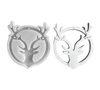 Silicone Mold Christmas Elk, Christmas Elk Ring Mold, Elk Christmas Moulds, Christmas Elk Pendant, Candles Elk Mold, Soap Elk Mould, Aromatherapy Candles Mold, Home Decorations Mold, Elk Shape
