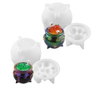 Silicone Mold for Epoxy Resin - Cauldron Silicone Casting Mould Halloween | Reusable Tool, Multi-Functional Crafting Accessory with Usage for Beginners Children Professionals Adults Creative Stud