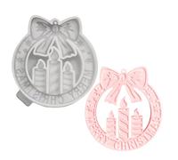 Silicone Molds | 3D Non-Stick Charm | Reusable Casting Molds For Wreath Pendant, For Fondant Parties Birthday Wedding Living Room Bedroom Kitchen Window