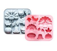 Silicone Molds Fall - Pumpkin Turkey Baking | Candy Chocolate