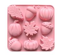 Silicone Molds for Baking | 9-Cavity Silicone Baking Pans Cupcake Molds | Fall Decor Crafting Tools for Thanksgiving Resin Soap Chocolate Cake Candle Crafts Home Decor