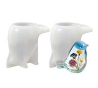 Silicone Molds For Crafts - 2 Piece Easy Release Bird Design, 3D Animal Molds, Epoxy Clay Plaster Crafting Tool, DIY Home Decorations Themed Events Workshops Enthusiasts Hobbyists