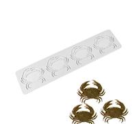 Silicone Molds for Food,Easy Release Flexible Silicone,Fish Bone Crab Shaped Fondant Mold | for Kids Adults Beginners Food Soap Resin Cupcake Cookie Crafts Party