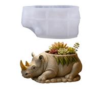 Silicone Molds for Resin - Cute Animal DIY Casting Mould Set, Flexible Craft Tool | Funny Making Kit for Wax Clay Plaster Candle Jar Jewelry Holder Plant Pots Home Decor