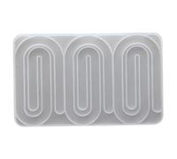 Silicone Molds, Paperclip Shape Bookmark Mold, Non Stick Reusable Silicone Mould for DIY Crafts, 6.69x4.13 inchSilicone Molds