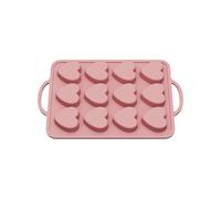 Silicone Mousse Mold - 12 Cavity Love Heart Baking Mold, Silicone Kitchen Baking Tool for Kitchen, Farmhouse, Valentine, Christmas Holiday Birthday, Dessert Cake Mousse