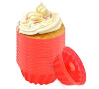 Silicone Muffin Pan - 12-Cup Nonstick Baking Mold | Cupcake Molds For Baking | Reusable Flexible Silicone Muffin Tins, 6.5cm Cupcake Bakings Tray For Muffins, Cupcakes, Chocolate, Desserts, Easy Relea