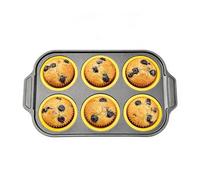 Silicone Muffin Pans, Easy Release Reusable Cupcake Tray, Baking Donut Mold Material, Non Stick Pan with Sturdy Design, Bakeware Set with Oven and Air Fryer Safe Feature, Home Use for Cupcake Dessert