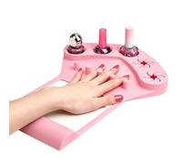 Silicone Nail Arm Rest | Manicure Hand Cushion With Storage Organizer