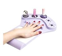 Silicone Nail Arm Rest | Manicure Hand Cushion With Storage Organizer