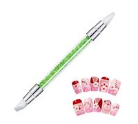 Silicone Nail Art Brush - bolígrafo de talla de manicura de doble cabeza | Herramienta de salpicaduras de uñas | Herramienta de decoración de bricolaje de uNartss Cepillo de esmalte de uñas