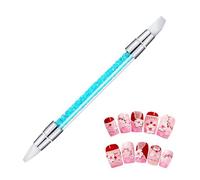Silicone Nail Art Brush - bolígrafo de talla de manicura de doble cabeza | Herramienta de salpicaduras de uñas | Herramienta de decoración de bricolaje de uNartss Cepillo de esmalte de uñas
