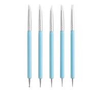 Silicone Nail Tools, Double Tipped Sculpting Pens, Clay Carving Brush Set, Interactive Flexible Ceramic Shapers, Responsive Precision Art Accessories for Pottery, s & Crafts 5.9 Inches