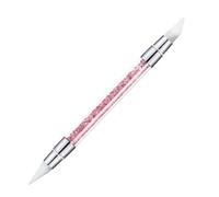Silicone Nails Art Brush, Nails Art Tool, Nail Design Applicator | Flexible Silicone Tip, Precision Nail Painting, Reusable Manicure Tool for Gel, Acrylic, UV Polishes, DIY & Salon Use